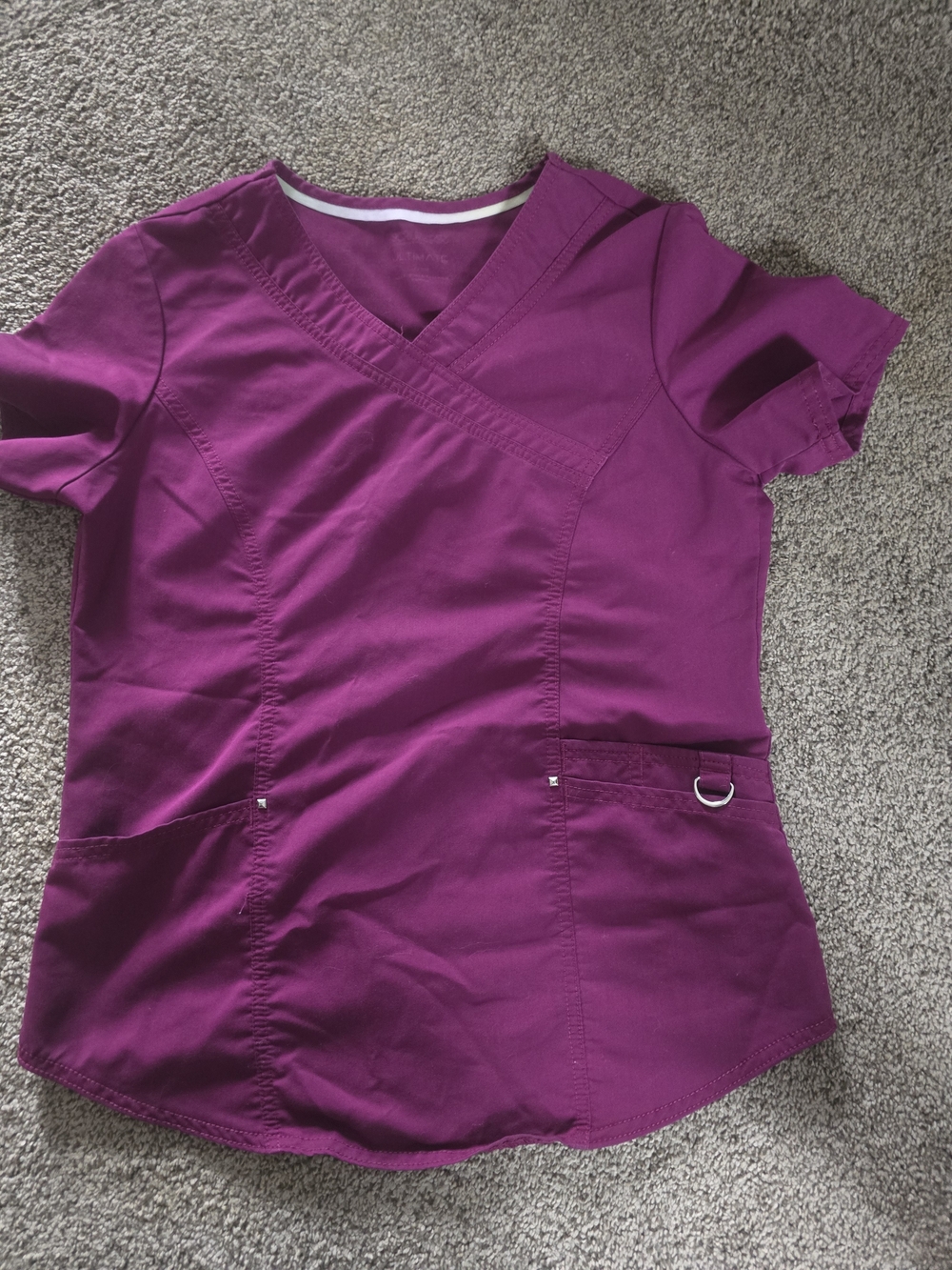 Scrubstar Women's V-Neck Tunic in Fuchsia